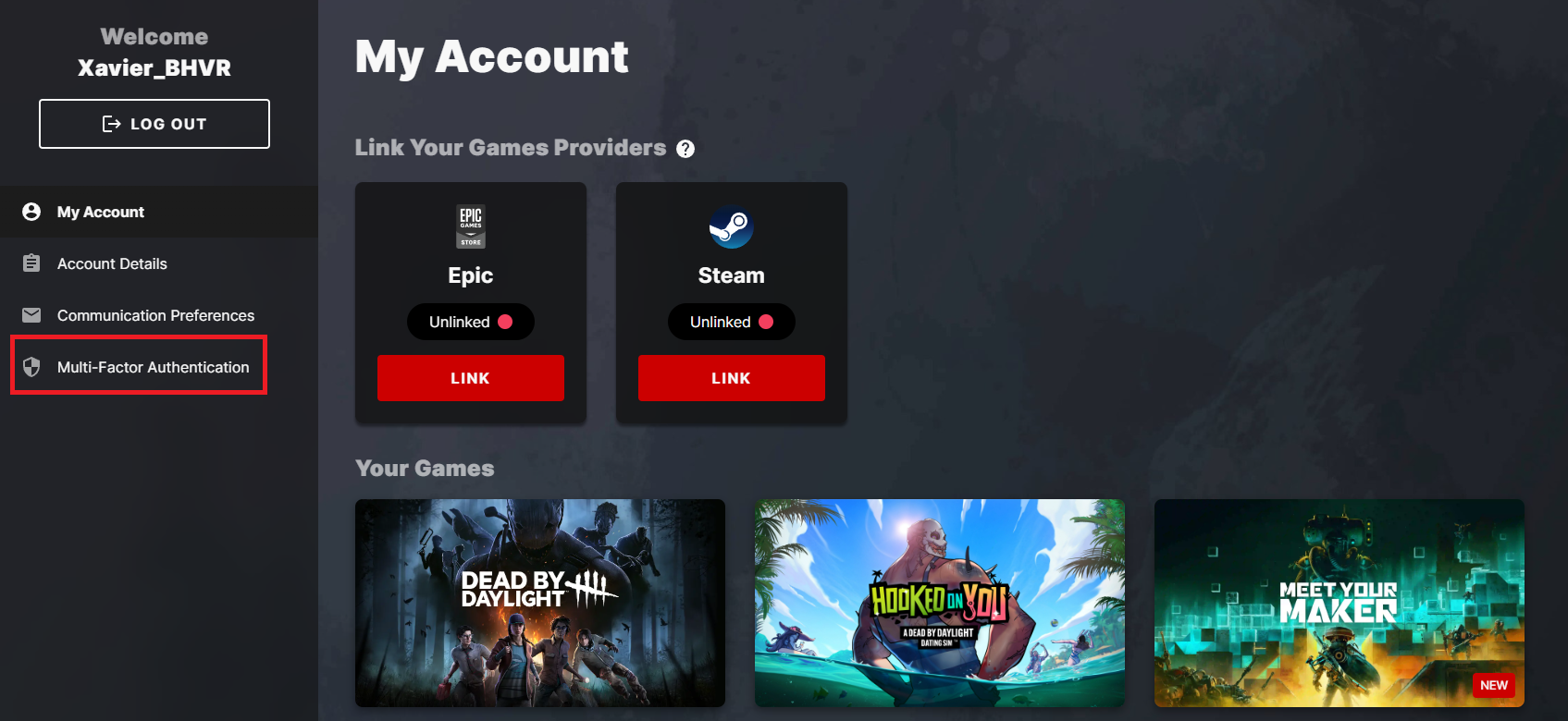 Enable Multi-Factor Authentication (MFA): Epic Games Account